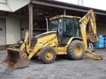 2003 CATERPILLAR Model 420D, 4x4 Tractor Loader Extend-A-Hoe, s/n FDP10845