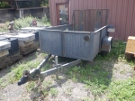 1996 D&D Single Axle Material Trailer, VIN# 1D99308100T0028103