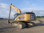 2009 CATERPILLAR Model 345DL Long Stick Excavator, s/n RAJ00295