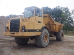 1987 CATERPILLAR Model D44B, 44 Ton, 4x4 Articulated End Dump, s/n 8SD00324