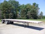 2001 MAC 48 Spread Axle Aluminum Flatbed Trailer, VIN# 1M9PA48201S544140