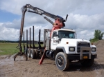 1998 MACK Model RD600GK Tri-Axle Log Truck, VIN# 1M3P114K2WM001723