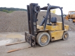 1984 CATERPILLAR Model V80E, 8,000# Pneumatic Tired Forklift, s/n 37W3738