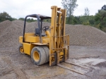 1980 CATERPILLAR Model V80D, 8,000# Pneumatic Tired Forklift, s/n 40X877