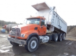 2007 MACK Model CV713 Granite Tri-Axle Dump Truck, VIN# 1M2AG11CX7M056105
