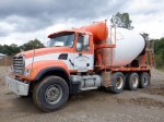 2005 MACK Model CV713 Granite Tri-Axle Rear Discharge Mixer Truck, VIN# 1M2AG11C75M031109