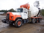 2000 MACK Model DM690S Tri-Axle Rear Discharge Mixer Truck, VIN# 1M2B209C5YM025623