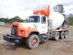 2000 MACK Model DM690S Tri-Axle Rear Discharge Mixer Truck, VIN# 1M2B209C7YM025624