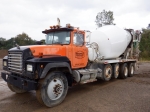 1996 MACK Model RD688S Quad Axle Rear Discharge Mixer Truck, VIN# 1M2P267C4TM024774