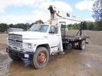 1987 FORD Model F-800 Single Axle Boom Truck, VIN# 1FDPK84N0HVA23480