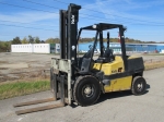 2007 YALE Model GDP100M, 9,600 lb Rough Terrain Forklift, s/n E813V02804C