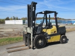 2007 YALE Model GDP100M, 9,600 lb Rough Terrain Forklift, s/n E813V02804C