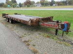 1993 INTERSTATE Model 40DLA, 20 Ton Tandem Axle Tag-A-Long Trailer