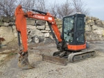 2013 HITACHI Model ZX35U-5N Mini Excavator, s/n HCMADG60A00270526