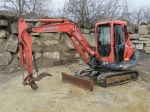 2012 KUBOTA Model KX121-3ST Mini Excavator, s/n 73833
