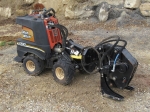 2008 DITCH WITCH ZAHN Model R300 Articulated Ride-On Tool Carrier With Vibratory Plow Attachment, s/n 80000388