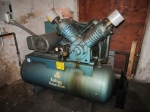 1999 KELLOGG AMERICAN/LEROI Model 462 TV, 2-Stage Shop Air Compressor, s/n 02F1048PKZ