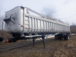 1986 FRUEHAUF 36 Frameless Tandem Axle Aluminum Dump Trailer