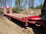 2020 INTERSTATE Model 50DLA, 25 Ton Tri-Axle Tag-A-Long Trailer