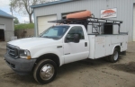 2002 FORD Model F-550XL Super Duty Utility Truck