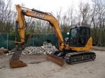 2017 CASE Model CX80C Hydraulic Excavator, s/n DAC080K6NHS6B1701