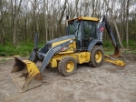 2009 JOHN DEERE Model 310SJ, 4x4 Tractor Loader Extend-A-Hoe, s/n 171773