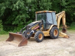 2001 CATERPILLAR 420DIT, 4x4 Tractor Loader Extend-A-Hoe, s/n BLN01765