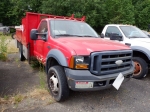 2007 FORD Model F-550XL Super Duty Single Axle Flatbed Truck