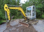 2013 WACKER NEUSON Model 38Z3 Mini Hydraulic Excavator, s/n WNCE0701EPAL00413