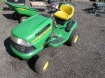 JD Lawn Tractor, Dump Cart, and Spreader