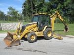 2004 CATERPILLAR Model 420D, 4x4 Tractor Loader Extend-A-Hoe, s/n FDP20589