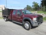 2006 FORD Model F-550XLT Super Duty Crew Cab Stake Body Truck