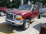 2000 FORD Model F-350XLT Super Duty 4x4 Extended Cab, Cab and Chassis
