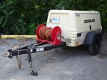 2016 DOOSAN Model P185WD0T4F, 185CFM Portable Air Compressor