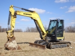 2017 YANMAR Model VI080-1A Mini Excavator, s/n AF461