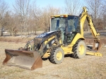 2006 CATERPILLAR Model 420EIT, 4x4 Tractor Loader Extend-a-Hoe, s/n KMW00965