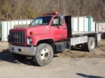 1995 GMC Model Topkick Single Axle Flatbed Truck