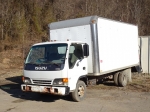 1999 ISUZU Model NPR Single Axle Cab Over Van Body Truck