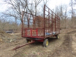 PEQUEA Model 818, 8 x 18 Hay Wagon, s/n 2717