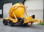 1991 MIDWEST Model PT1-85, 85 Tandem Axle, Hydraulic Single Pod Trailer