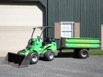 2014 AVANT Model M635UIPCG Articulated Rubber Tired Loader, s/n 713501349