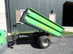 2013 AVANT Model A21200 Hydraulic Tow Behind Dump Trailer