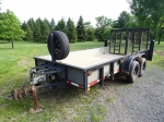 1989 INTERNATIONAL Model U-14 Tandem Axle Tag-A-Long Trailer